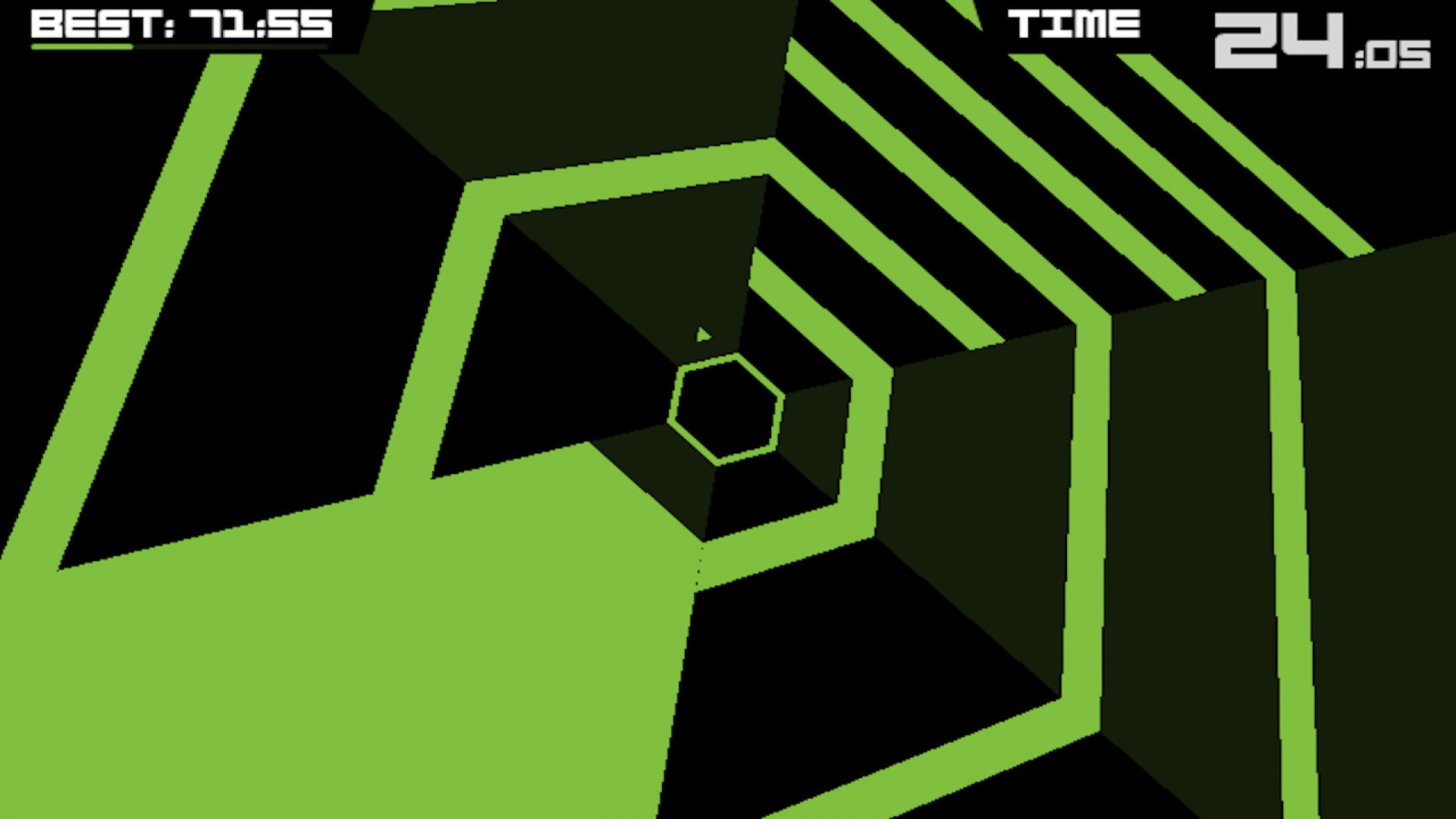 Super Hexagon — official gameplay screenshot